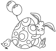 Kids who color generally acquire and use knowledge more efficiently and effectively. Happy Easter Rabbit Coloring Page Free Printable Coloring Pages For Kids