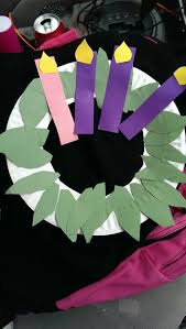 Most christian homes and communities practice this custom during. Paper Plate Advent Wreath Advent Crafts Kids Advent Wreath Advent Wreath