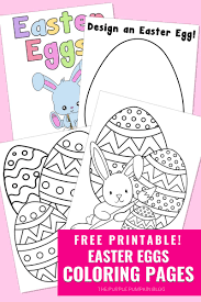 On the eve of easter, it is customary to paint eggs, bake buns and cakes. Easter Eggs Coloring Pages To Print For Free