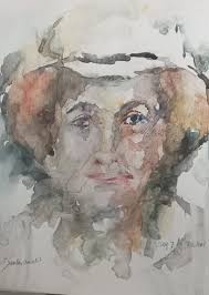 Shoveled Out'. Watercolor