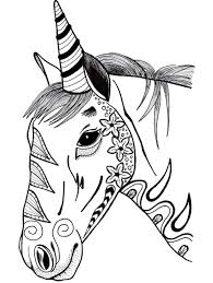 From simple unicorn outlines for preschool kids to color in, to more detailed designs for big kids, we hope you find a coloring page that you like! Awesome Unicorn Head Coloring Page Free Printable Coloring Pages For Kids
