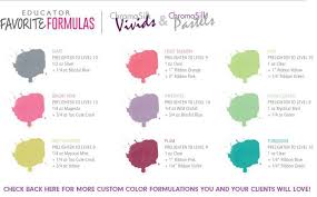 Pravana Vivids Formula Chart Found On Pravanaconnect Com