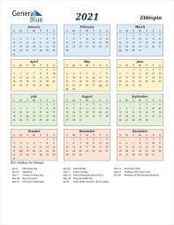 The different date for orthodox easter comes from following the julian calendar that differs from the gregorian calendar which is used by most western countries and. 2021 Ethiopia Calendar With Holidays