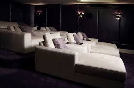 Luxurious Bespoke Chaise Longue Chairs And Sofa In Cinema Room Cinema Room Home Cinema Room Sleepover Room