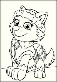 She is the first female member of the paw patrol, with the second being everest. Paw Patrol Everest Coloring Pages Coloring4free Coloring4free Com Coloring Home