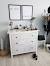 White Marble Marble Dresser