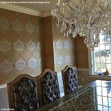 Check spelling or type a new query. Wall Stencils Floor Stencils Decorating 16 Diy Dining Room Makeovers Royal Design Studio Stencils