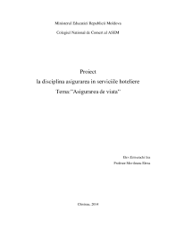 Asigurare mixtă de viață cu acumulare de capital și acoperire pentru cazul de diagnosticare cu o afecțiune medicală gravă. Doc Asigurarile De Viata Ina Ermurachi Academia Edu