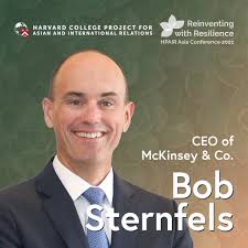 We are delighted to introduce Bob Sternfels, Global Managing Partner of  McKinsey & Company, as a speaker for the HPAIR 2021 Asia Conference! Before  being selected as the 13th Global Managing Partner