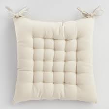 natural dasutti chair cushion cotton by world market in 2021 chair cushions kitchen chair cushions world market chair