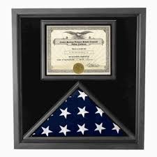 8x8 inch shadow box display case deep wood & glass shadowbox picture frame with white board wall hanging & free standing. Police Flag Medal Display Case Police Retirement Flag Display