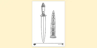Tell me what you think. Free Ceremonial Dagger Colouring Page Colouring Sheets