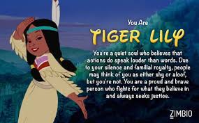 Which Lesser Known Disney Girl Are You Tiger Lily Peter Pan Tiger Lilly Peter Pan Tiger Lily