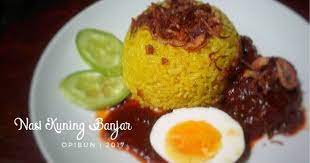 Resep Nasi Kuning Banjar Dan Ayam Masak Habang Oleh Opibun Recipe Resep Nasi Memasak Resep Masakan Indonesia