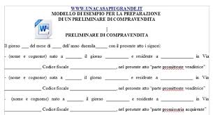 Come E Fatto Il Preliminare Di Compravendita