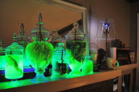 Inspired Halloween Spreads Study S Mad Scientist Lab Mad Scientist Party Halloween Decorations Halloween 2009