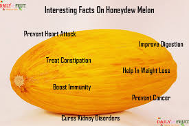 Nutrition Chart For Honeydew Melon