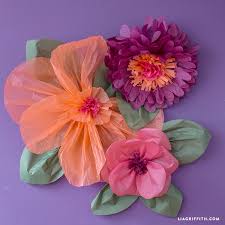 Tissue paper flowers step by step. Jumbo Tissue Paper Flowers Lia Griffith