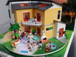 Maison Moderne Playmobil Un Jouet Pas Cher Pour Vos Enfants Chambre Enfant Maison Zenidees Maison Moderne Playmobil Rangement Playmobil Chambre Enfant