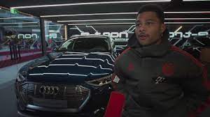 His current girlfriend or wife, his salary and his tattoos. Fc Bayern Meets Audi E Tron Serge Gnabry Youtube