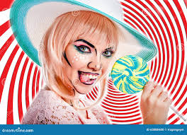 342 Lollipop Pop Art Style Stock Photos