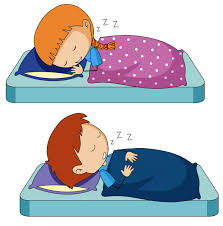 Freepik | Boy and girl sleeping on bed vector for free