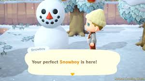 Acnh | Snowman (Snowboy) - How To Make Perfect Snowman & Diy Recipes |  Animal Crossing - Gamewith
