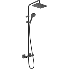 Check spelling or type a new query. Hansgrohe Vernis Shape Showerpipe 26286670 With Shower Thermostat Matt Black