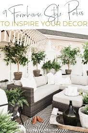 9 Farmhouse Patios To Get You Ready For Summer City Girl Gone Mom In 2020 Farmhouse Patio Outdoor Patio Designs Dream Patio