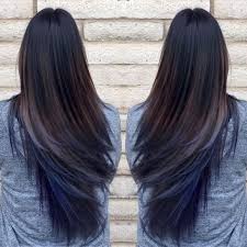 Czasem dymy czasem nudy pa. Brown Hair With Blue Underneath Hair Styles Oil Slick Hair Blue Ombre Hair