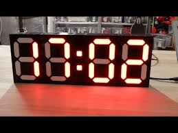 Diy Big Digital Clock Ivanmiranda Com Big Digital Clock Big Clocks Clock