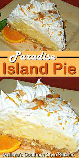 In this article, we mixed up all these variables, put them in the oven, and prepared 10 dessert ideas to help you brighten up and sweeten your menu. Enjoy This Paradise Island Pie At Your Own Kitchen Table Islandpie Orange Desserts Pies Pierecipes Desserts Dess In 2021 Delicious Pies Summer Pie Just Desserts
