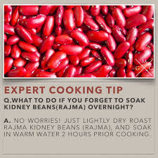 What To Do If You Forget To Soak Kidney Beans Cooking Tips Kidney Beans Cooking