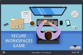 Security Awareness Training Secure Workspaces Game Teachprivacy Hipaa Training Train Security Training