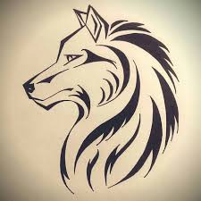 Wolf Illustration Tattoo Design Wolf Illustration Tribal Drawings Tribal Wolf Tattoo