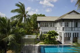 Black And White Architecture Singapore Singapore S Tudor Homes Offer Luxury In Black And White Tudor House Colonial House Singapore House