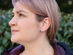 Miniature Sterling Silver Virgin Mary Stud Earrings