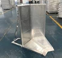 Aluminum Folding Mojo Safety Concert Crowd Control Barrier Event Stage  Barricade Portable Fence