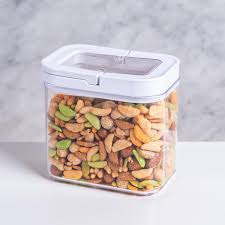 The canister is made of clear acrylic. Ksp Easy Lock 1 7l Acrylic Canister With Locking Lid Kitchen Stuff Plus