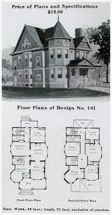 Radford 1903 Queen Anne With Tower And Classical Elements Victorian House Plans Queen Anne House How To Plan