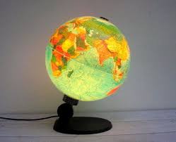 Vintage World Globe Lamp 1980s Denmark Scan Globe Light Etsy World Globe Lamp Globe Lamps World Globes