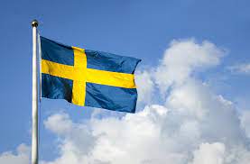 The flag of sweden in the world map. Swedish Flags Swedish Press