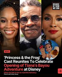 Anika Noni Rose, Jenifer Lewis, and Keith David, the voices behind the  iconic characters of Princess Tiana, Mama Odie, and Dr. Facilier (The  Shadow Man) in Disney's beloved 'The Princess and the