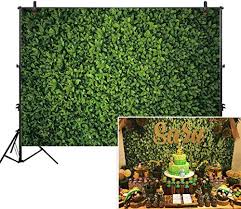 Choose from gorgeous artificial flower walls (they're perfect as a photo backdrop), flower garlands, balloon tails and plants to create the wedding venue you've always dreamed of. Allenjoy 9x6ft Fabric Green Leaves Backdrop For Studio Photography Printed Natural Grass Leaf Pictures Background Bride Baby Shower Spring Birthday Party Outdoorsy Photo Booth Prop Wedding Decoration Buy Online In Maldives At