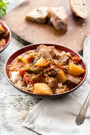 Heat olive oil in large skillet. Cuban Instant Pot Beef Stew Carne Con Papas Easy Comfort Food