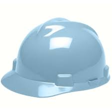 Msa 495853 V Gard Hard Hat Fas Trac Suspension Light Blue Fullsource Com