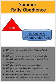 Sommer Rally Obedience Hundesport Hunde Weisheiten