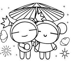 There are a total of twenty pucca coloring pages on this site. Pucca And Garu Coloring Pages Coloring Pages