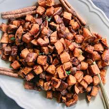 Brush the pieces of peeled sweet potatoes with olive oil and flavor with salt and pepper to taste. Fondant Slow Roasted Sweet Potatoes With Maple Butter Pecans Recipe Cart