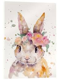 Sillier Than Sally Petit Lapin Illustration De Lapin Art De La Couleur Affiches D Art